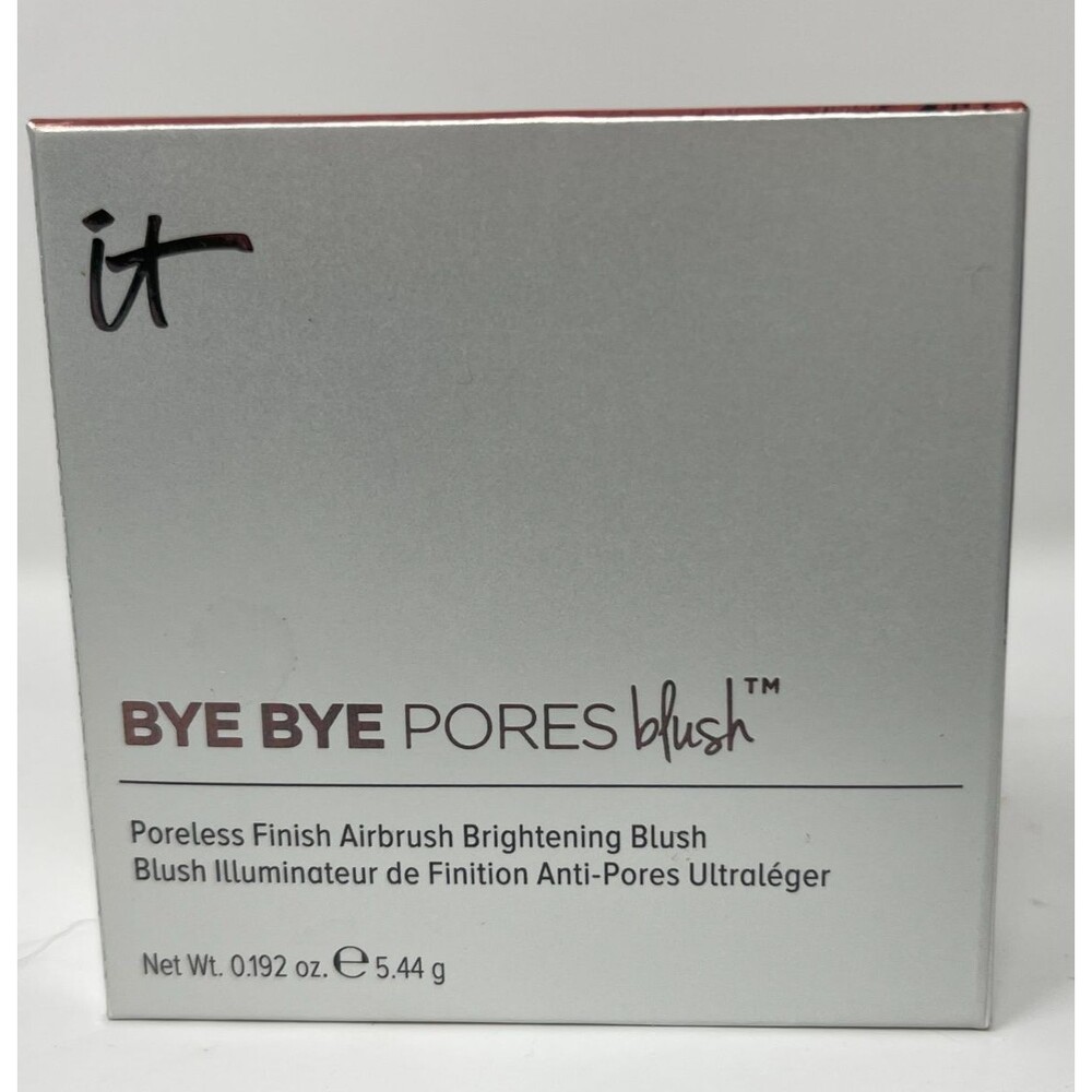 IT Cosmetics BYE BYE PORES Blush Naturally Pretty (Light Pink) Full Size NIB